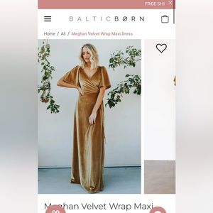 Mustard Yellow Wrap Dress